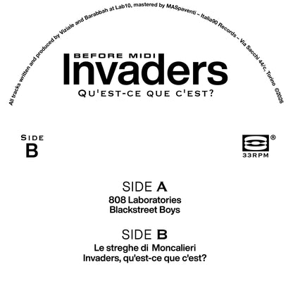 Before Midi - Invaders, Qu'est-ce que c'est? 