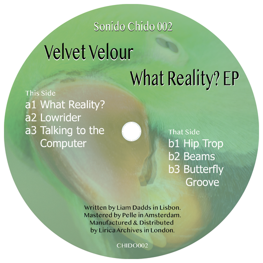 Velvet Velour - What Reality? EP ( PRE - ORDER )