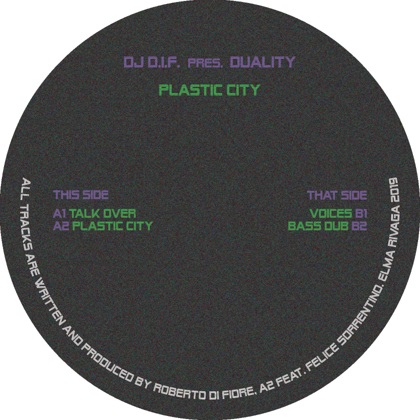 DJ D.I.F - Presents Duality - Plastic City EP