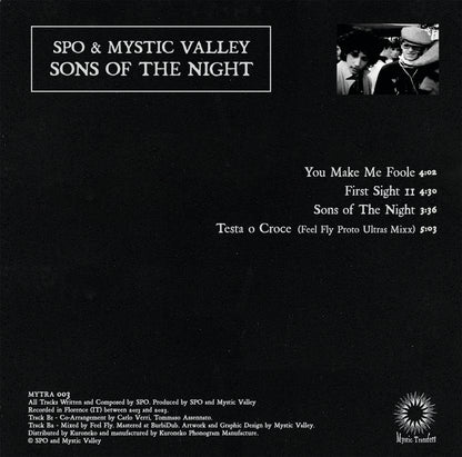 SPO & Mystic Valley - Sons Of The Night EP