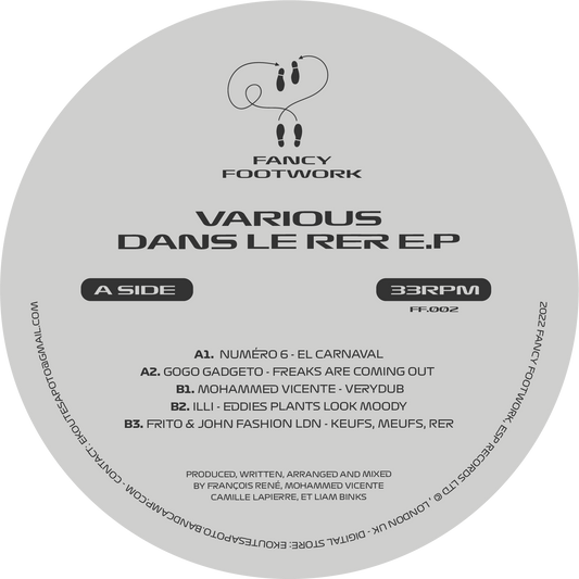 Various - Dans Le Rer EP ( PRE - ORDER )