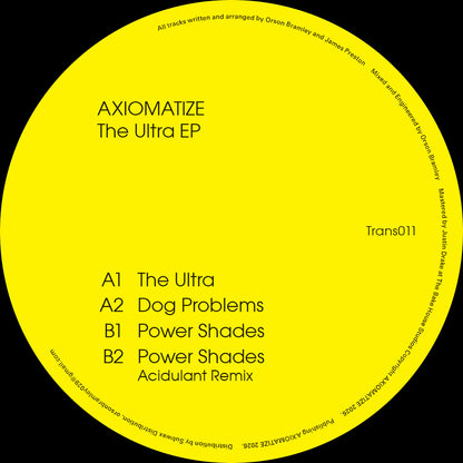 AXIOMATIZE - The Ultra EP (Incl. Acidulant Remix)